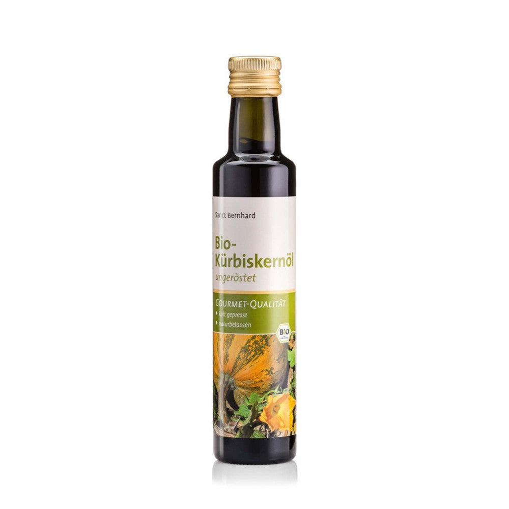 Vaj - Farës së papjekur të kungullit organik 250 ml - Sanct Bernhard