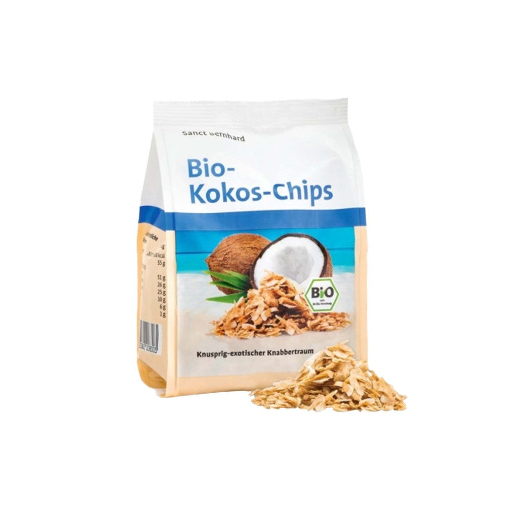 Bio kokos chips 150 gr - Sanct Bernhard