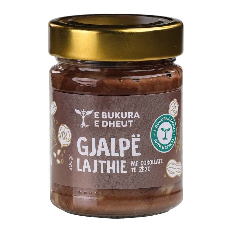 Gjalpë lajthie me çokollatë të zezë 300 gr - E Bukura